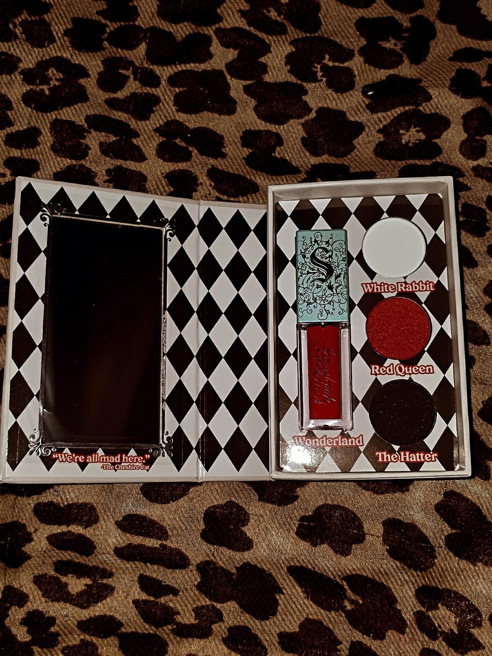 Storybook Cosmetics Palette - White, Black, Red